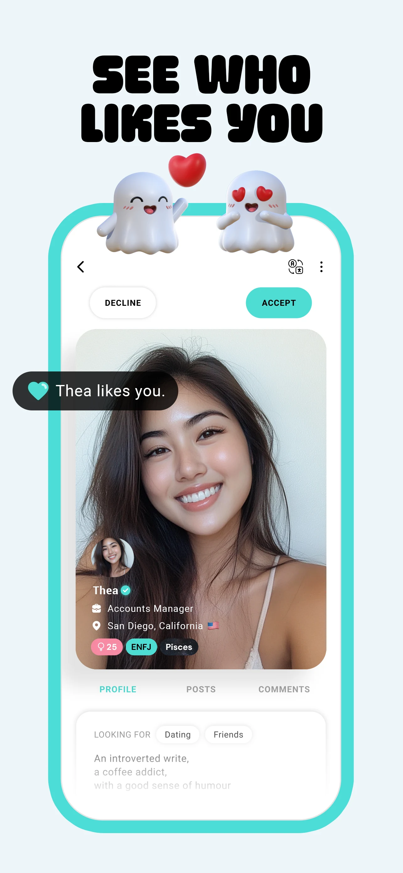 Boo App: Dating. Friends. Chat screenshot
