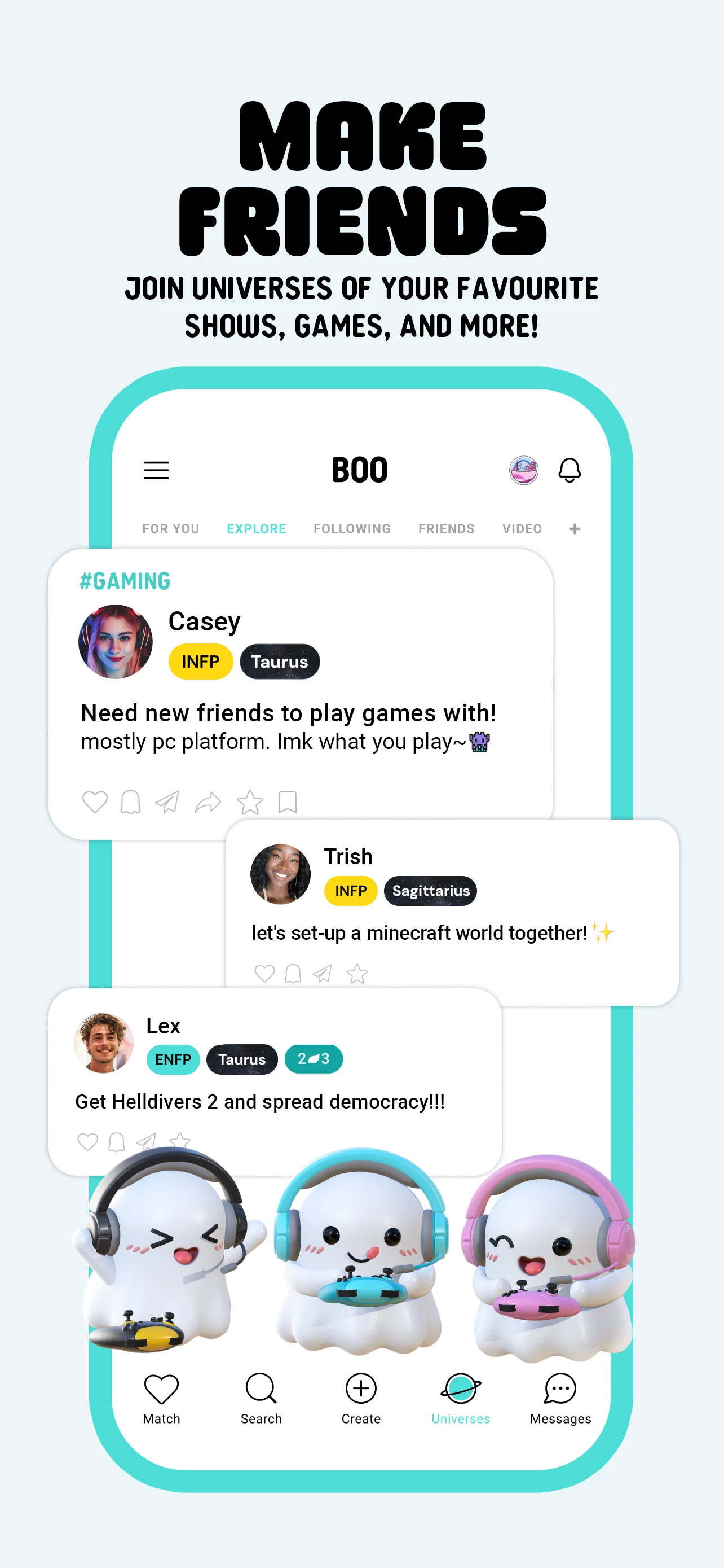 Boo App: Dating. Friends. Chat screenshot